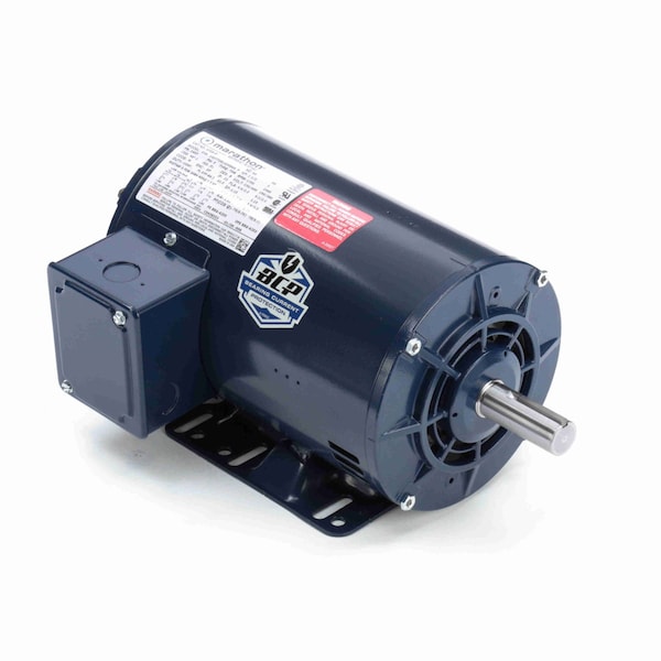 Leeson Motor 1.50 Hp General Purpose Motor, 3 Phase, 1800 Rpm, 208-230/460 V, 145T Frame, Odp U759-P - main
